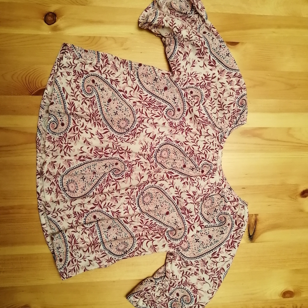 3/4 length blouse